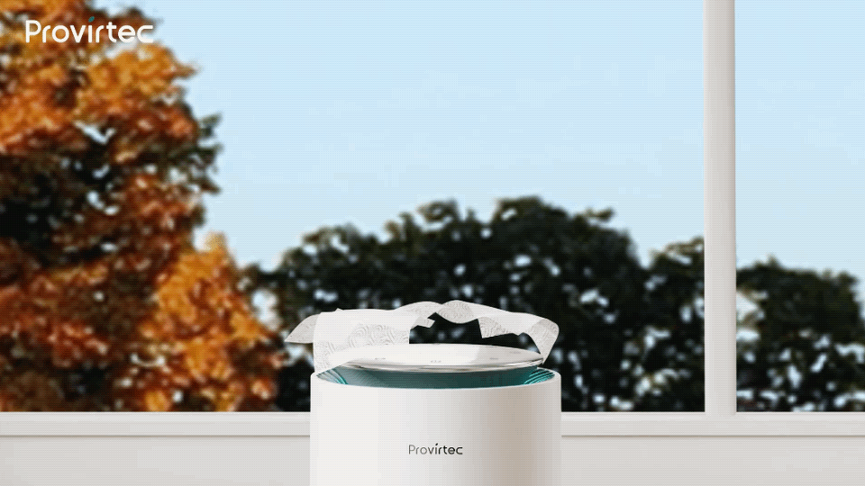 A humidifier that does not produce white dust