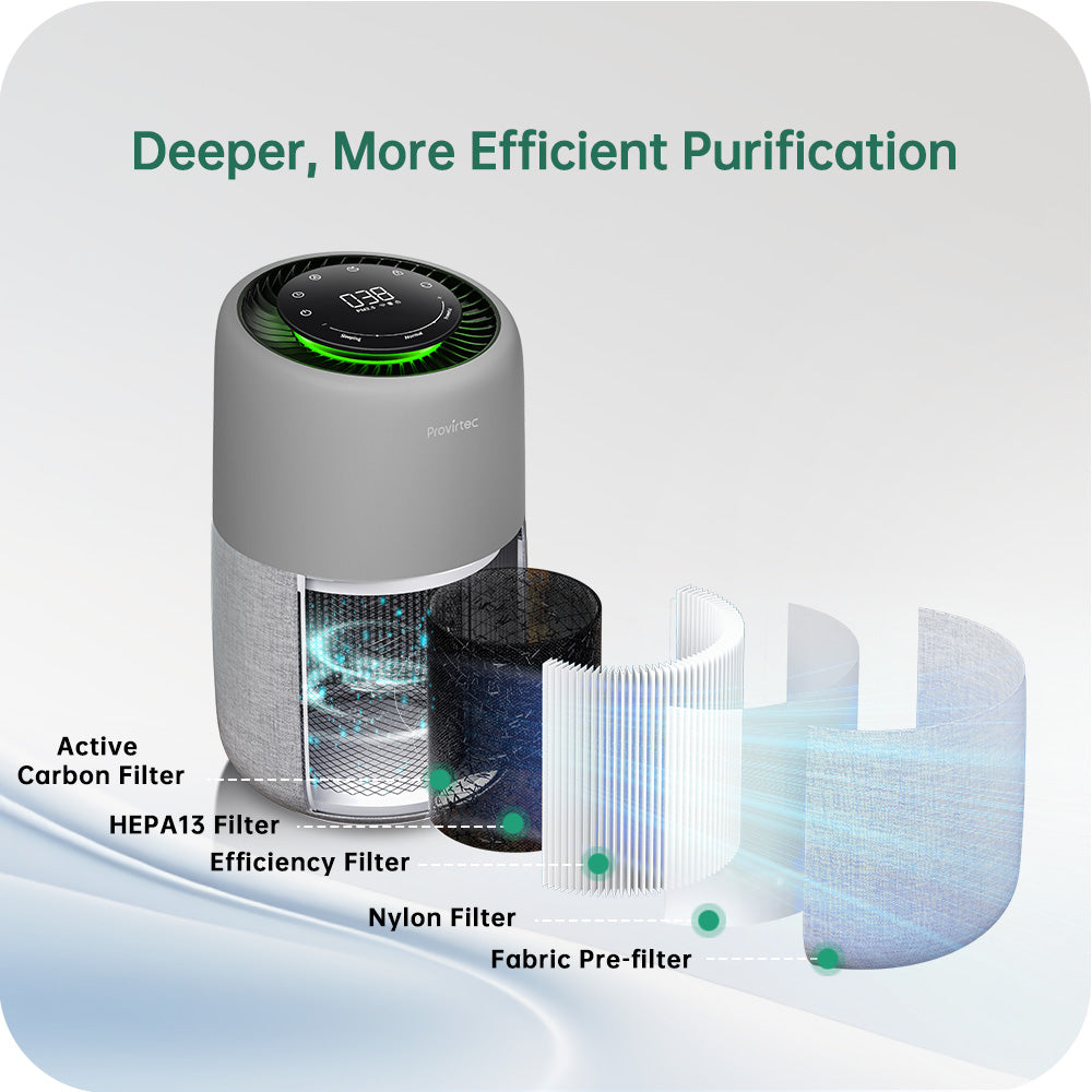 smart hepa air purifier AP-01 grey