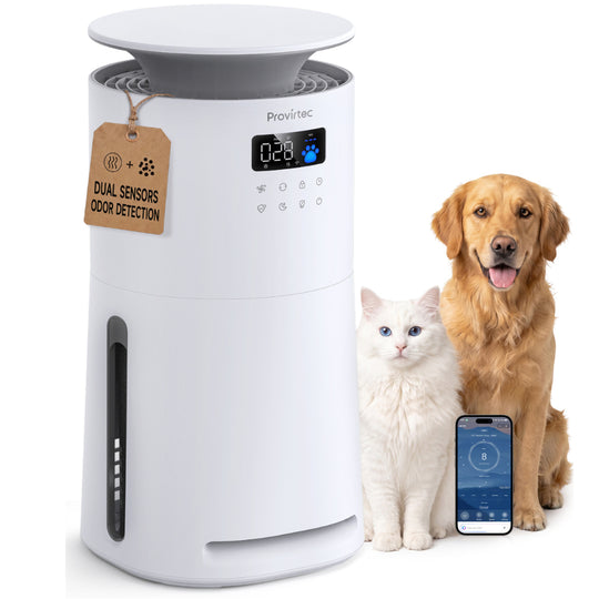 Provirtec Pawtent Ultra Pet Air Purifier, Odor and PM2.5 Sensors