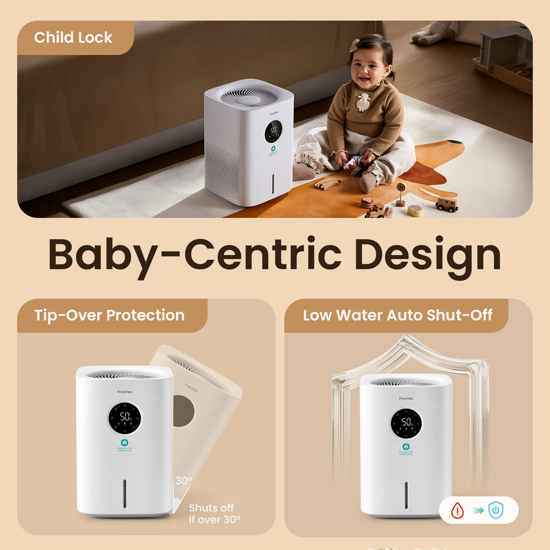 Provirtec BabySafe Evaporative Humidifier for Baby HC-05