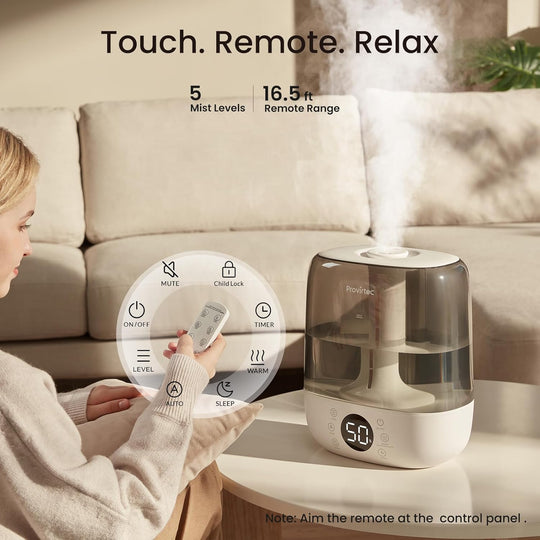 Provirtec MistGrove Ultrasonic Humidifier HC-02