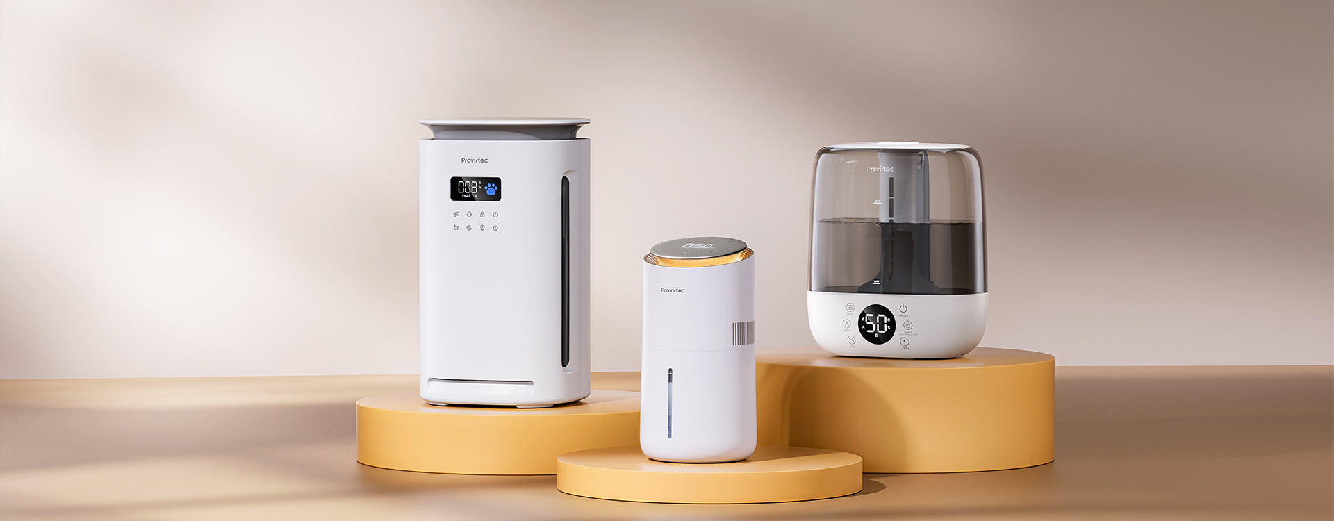 Provirtec humidifier and air purifier