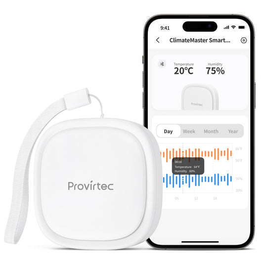 Provirtec® ClimateMaster Smart Thermo-Hygrometers