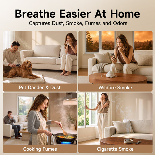 Provirtec Pawtent Ultra Pet Air Purifier, Odor and PM2.5 Sensors