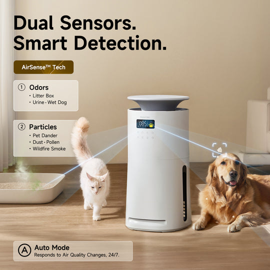 Provirtec Pawtent Ultra Pet Air Purifier, No Odors, No Allergens, 2-Year Filter Life