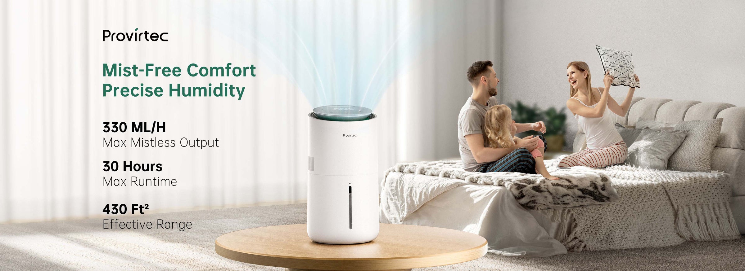 smart bedroom humidifier