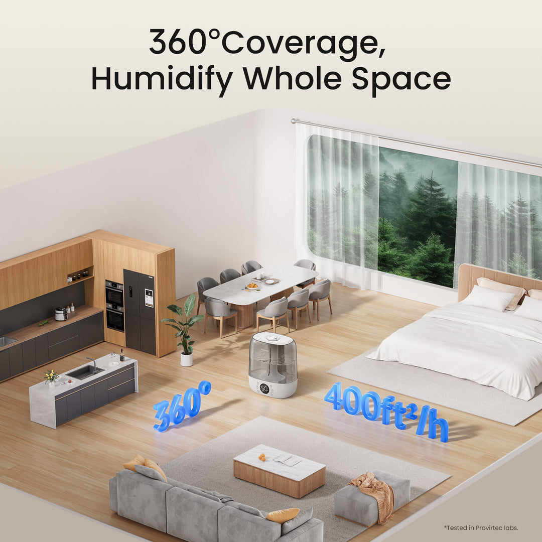 Provirtec MistGrove Smart Ultrasonic Humidifier HC02