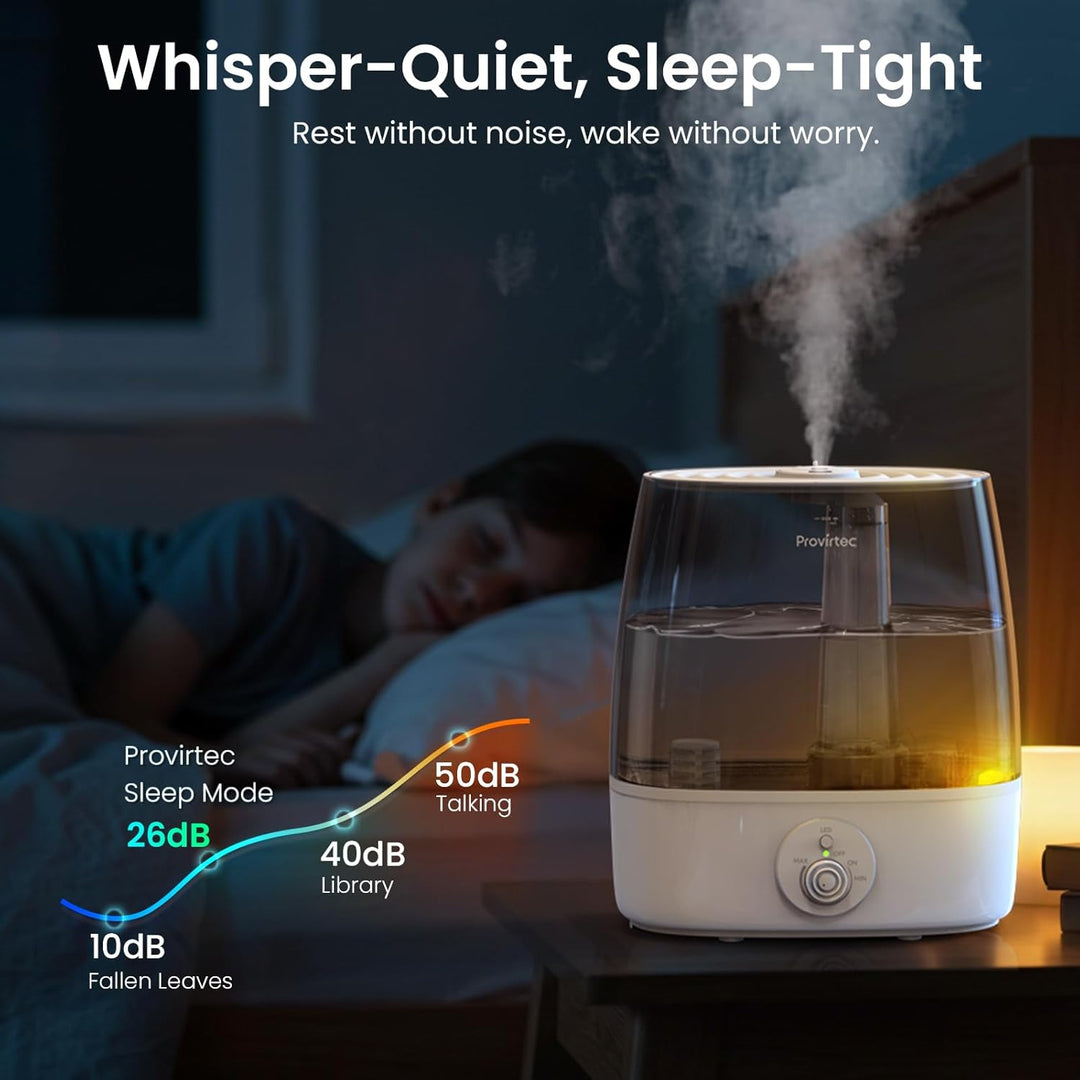 Provirtec CleanMist Ultrasonic Humidifier HC-12