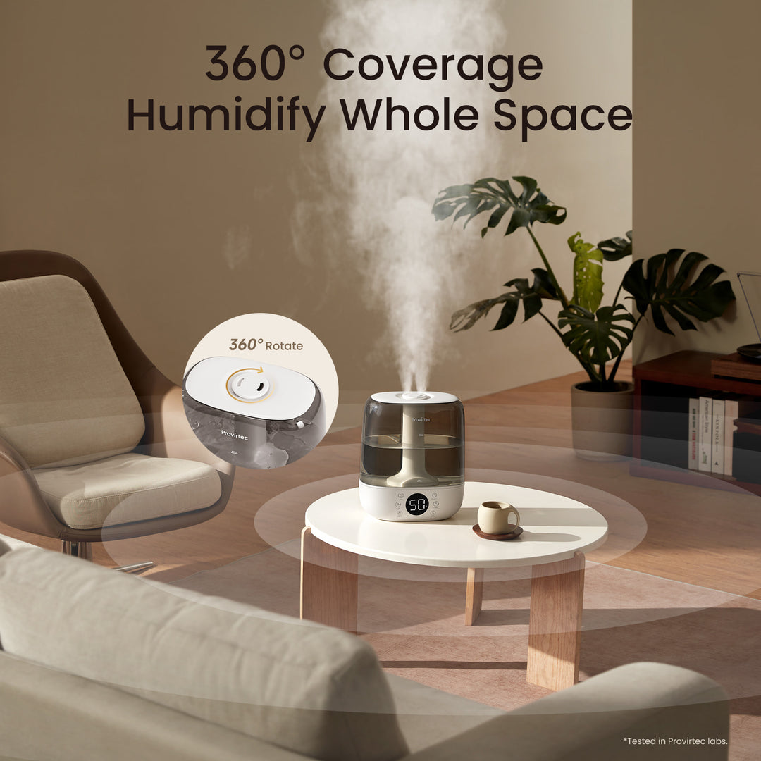 Provirtec Warm & Cool Mist Ultrasonic Humidifier HC-02