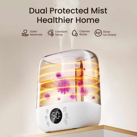 Provirtec Warm & Cool Mist Ultrasonic Humidifier HC-02