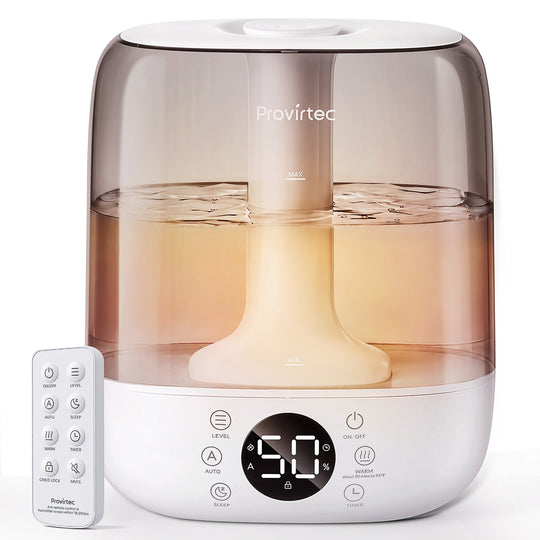 Provirtec Warm & Cool Mist Ultrasonic Humidifier HC-02