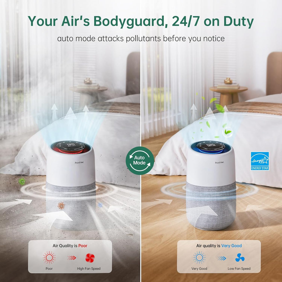 smart air purifier with hepa filter