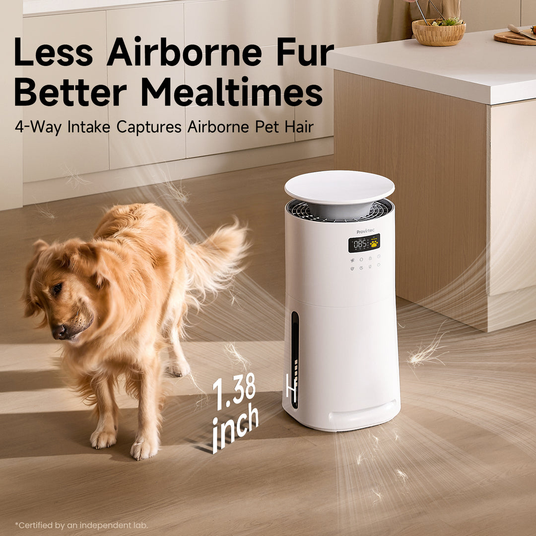 Provirtec Pawtent Ultra Pet Air Purifier, No Odors, No Allergens, 2-Year Filter Life